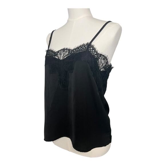Lulus Lace Trimmed Tank Camisole Coquette Cottagecore Shirt Girly Romantic M - Picture 3 of 8